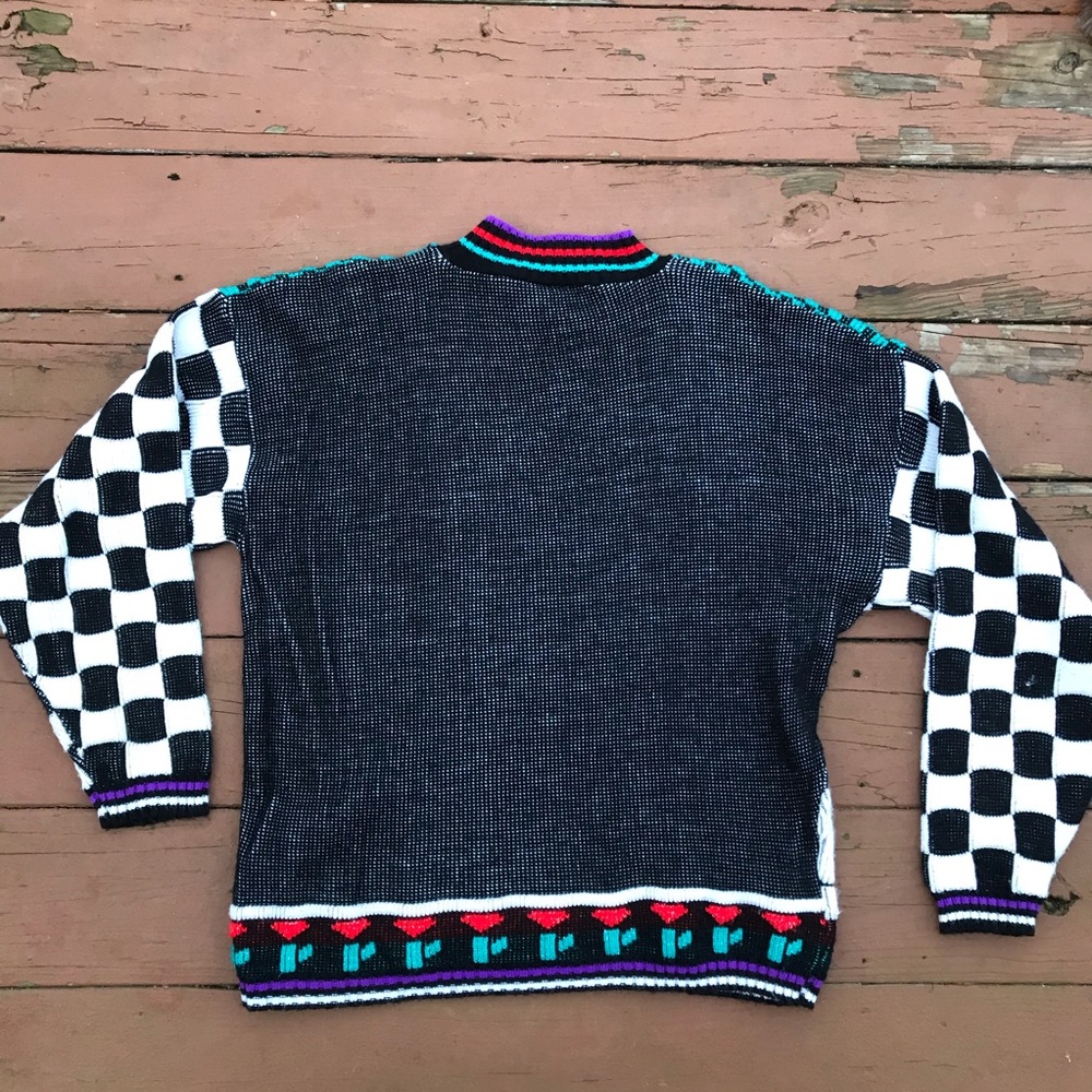Vintage 80s Custom Designs Panda Sweater - Picture 4 of 4